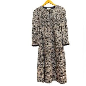 Noa Noa size 34 (4) EUC Elegant pink/blue Long Sleeve Dress